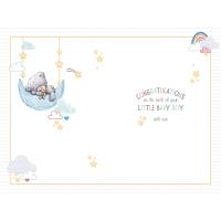 Beautiful Baby Boy Me to You Bear New Baby Card Extra Image 1 Preview
